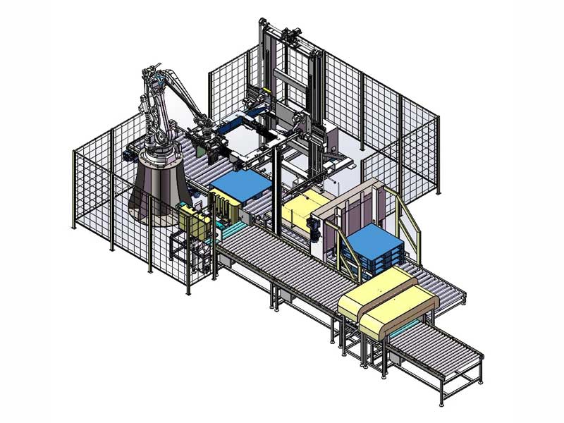 全自動平板紙箱碼垛系統
